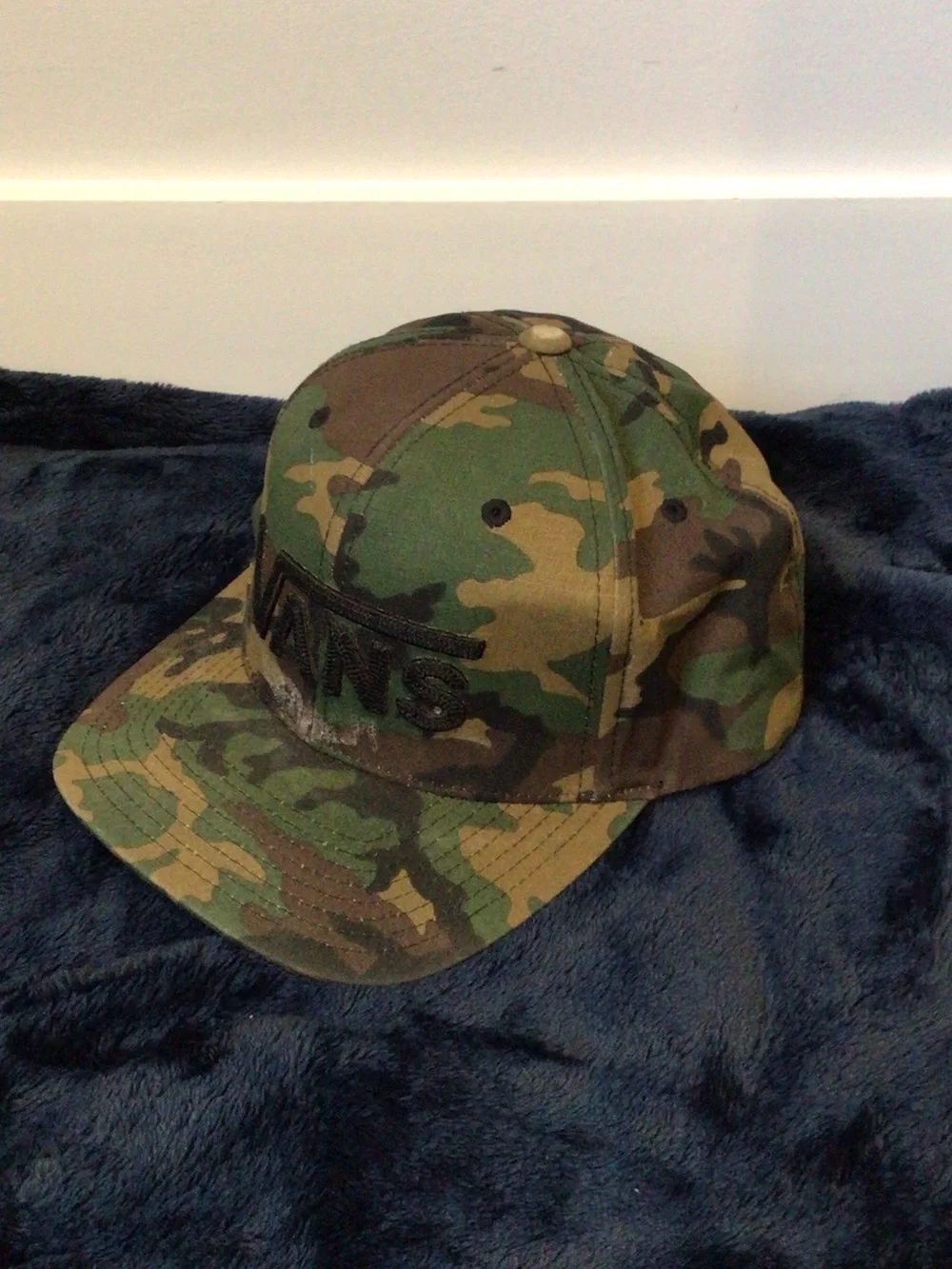 Vans Kids Camouflage Snapback Hat - Green & Brown